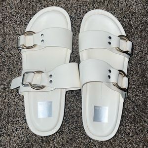 Dolce vita white sandles